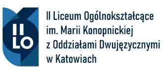 logo II LO im. Marii Konopnickiej w Katowicach